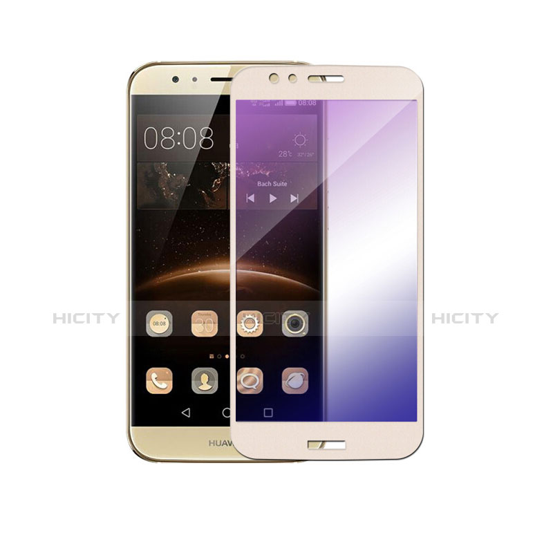 Schutzfolie Full Coverage Displayschutzfolie Panzerfolie Skins zum Aufkleben Gehärtetes Glas Glasfolie für Huawei GX8 Gold