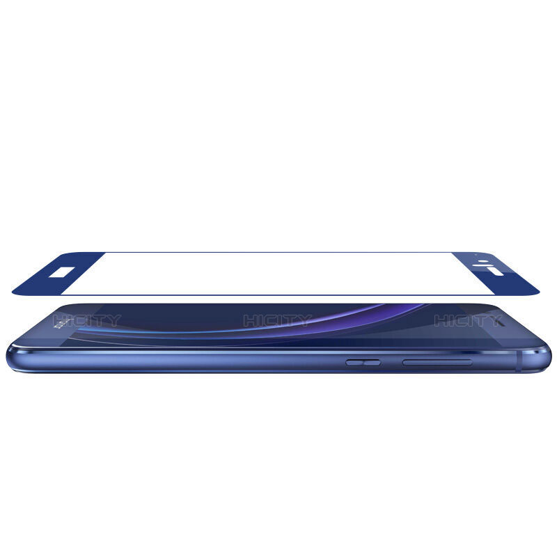 Schutzfolie Full Coverage Displayschutzfolie Panzerfolie Skins zum Aufkleben Gehärtetes Glas Glasfolie für Huawei Honor 8 Blau