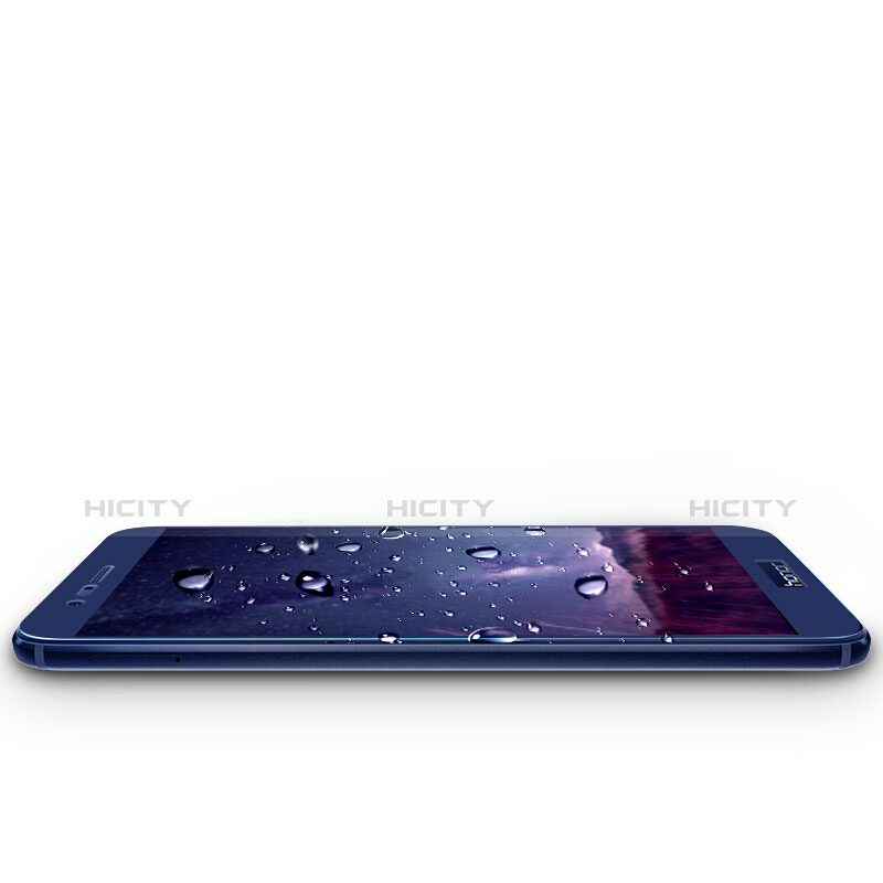 Schutzfolie Full Coverage Displayschutzfolie Panzerfolie Skins zum Aufkleben Gehärtetes Glas Glasfolie für Huawei Honor 8 Pro Blau