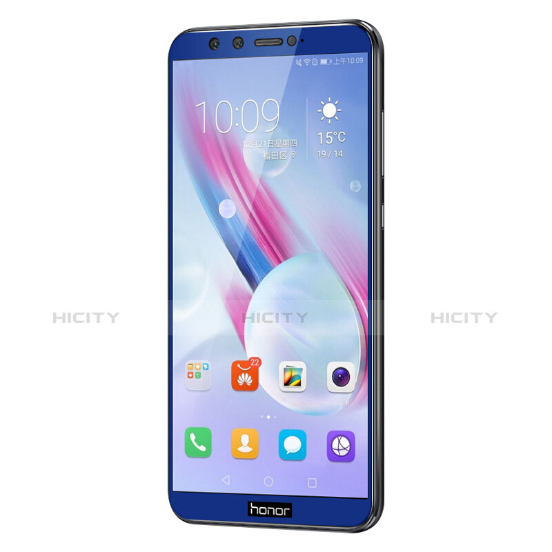 Schutzfolie Full Coverage Displayschutzfolie Panzerfolie Skins zum Aufkleben Gehärtetes Glas Glasfolie für Huawei Honor 9 Lite Blau