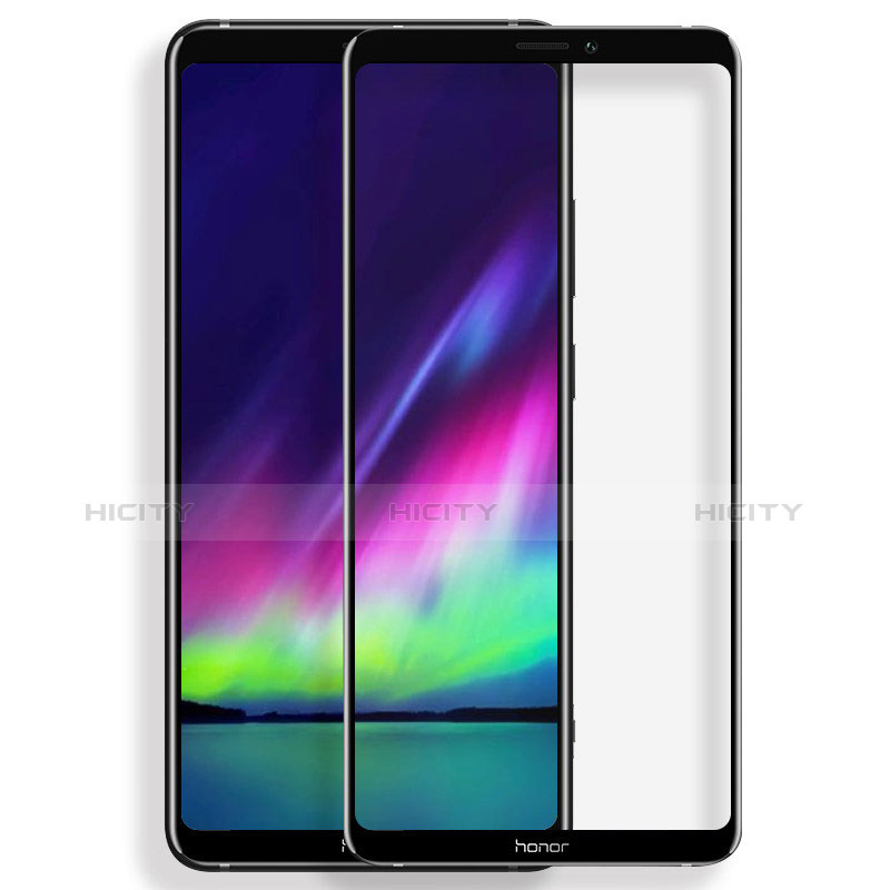 Schutzfolie Full Coverage Displayschutzfolie Panzerfolie Skins zum Aufkleben Gehärtetes Glas Glasfolie für Huawei Honor Note 10 Schwarz