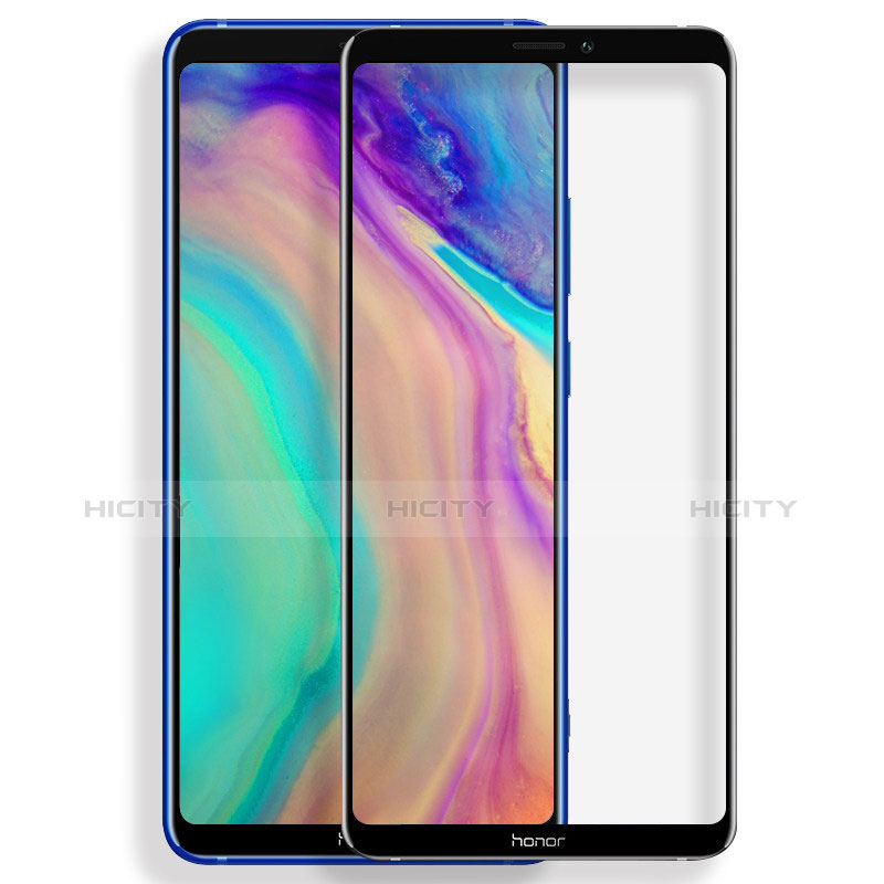 Schutzfolie Full Coverage Displayschutzfolie Panzerfolie Skins zum Aufkleben Gehärtetes Glas Glasfolie für Huawei Honor Note 10 Schwarz