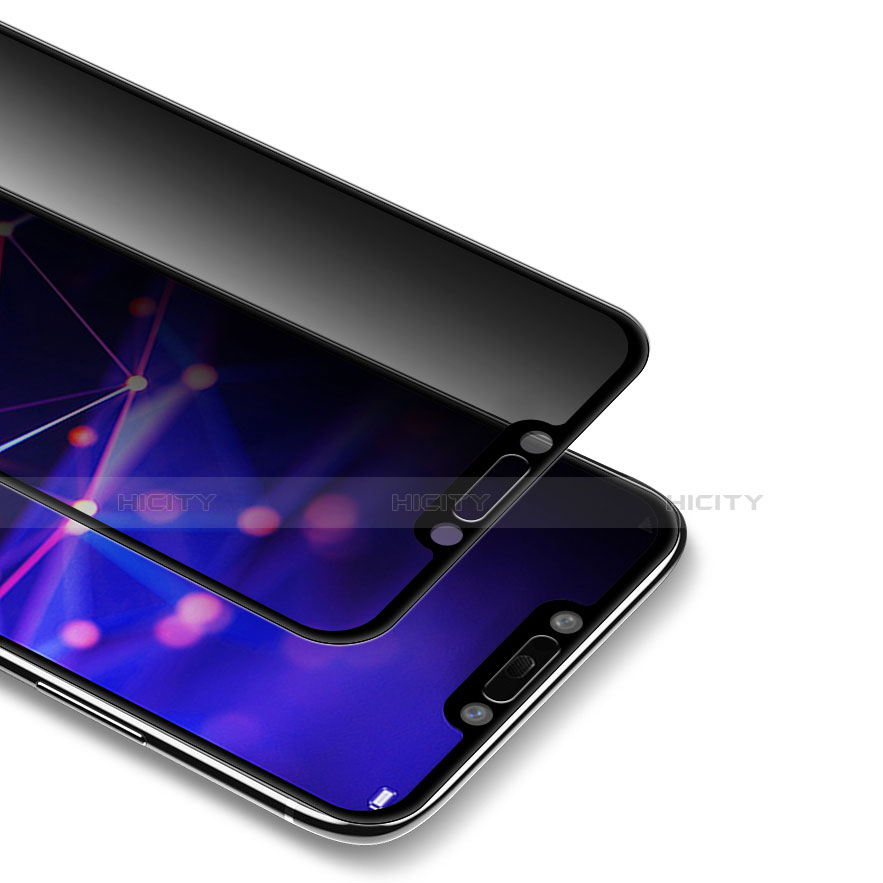 Schutzfolie Full Coverage Displayschutzfolie Panzerfolie Skins zum Aufkleben Gehärtetes Glas Glasfolie für Huawei Maimang 7 Schwarz