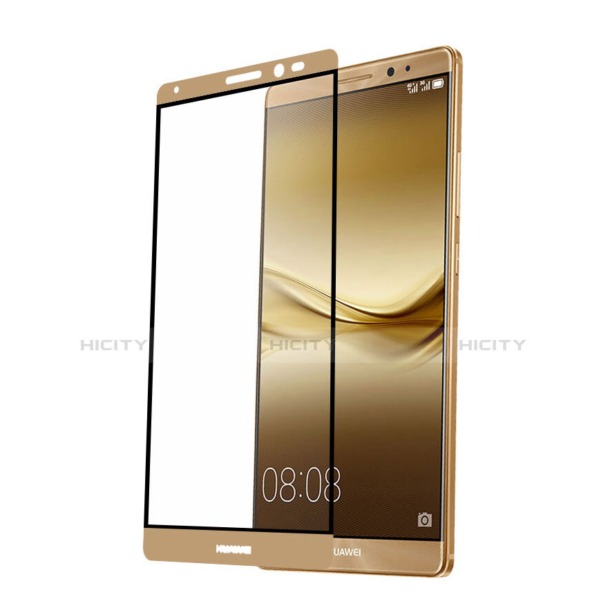 Schutzfolie Full Coverage Displayschutzfolie Panzerfolie Skins zum Aufkleben Gehärtetes Glas Glasfolie für Huawei Mate 8 Gold