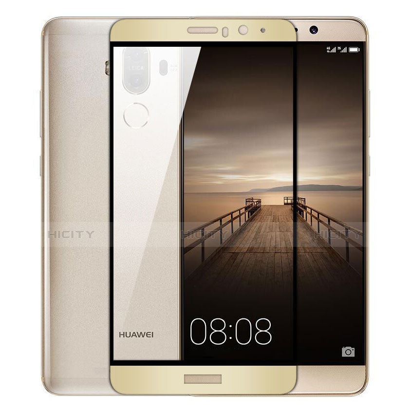 Schutzfolie Full Coverage Displayschutzfolie Panzerfolie Skins zum Aufkleben Gehärtetes Glas Glasfolie für Huawei Mate 9 Gold