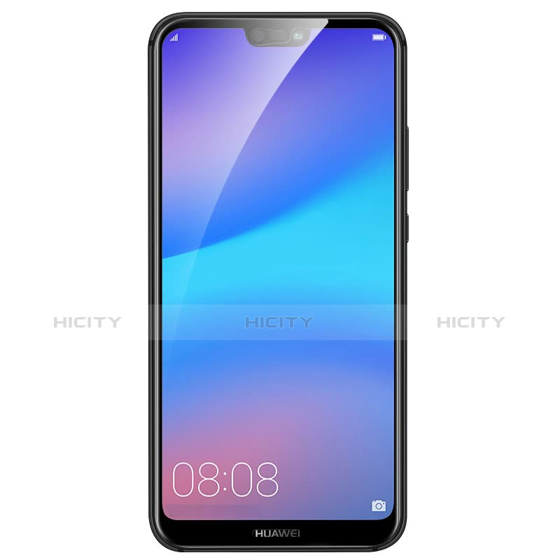 Schutzfolie Full Coverage Displayschutzfolie Panzerfolie Skins zum Aufkleben Gehärtetes Glas Glasfolie für Huawei Nova 3e Schwarz