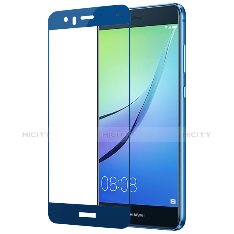 Schutzfolie Full Coverage Displayschutzfolie Panzerfolie Skins zum Aufkleben Gehärtetes Glas Glasfolie für Huawei P10 Lite Blau