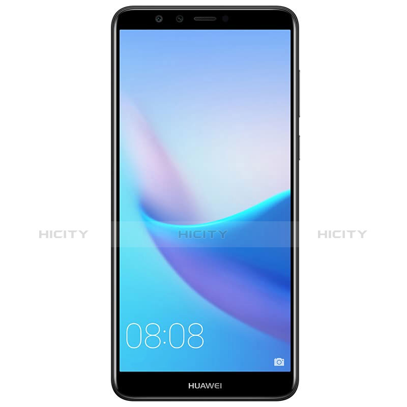 Schutzfolie Full Coverage Displayschutzfolie Panzerfolie Skins zum Aufkleben Gehärtetes Glas Glasfolie für Huawei Y9 (2018) Schwarz