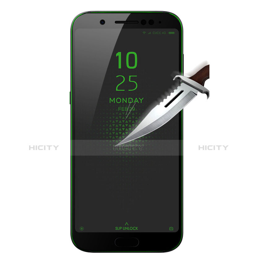 Schutzfolie Full Coverage Displayschutzfolie Panzerfolie Skins zum Aufkleben Gehärtetes Glas Glasfolie für Xiaomi Black Shark Schwarz