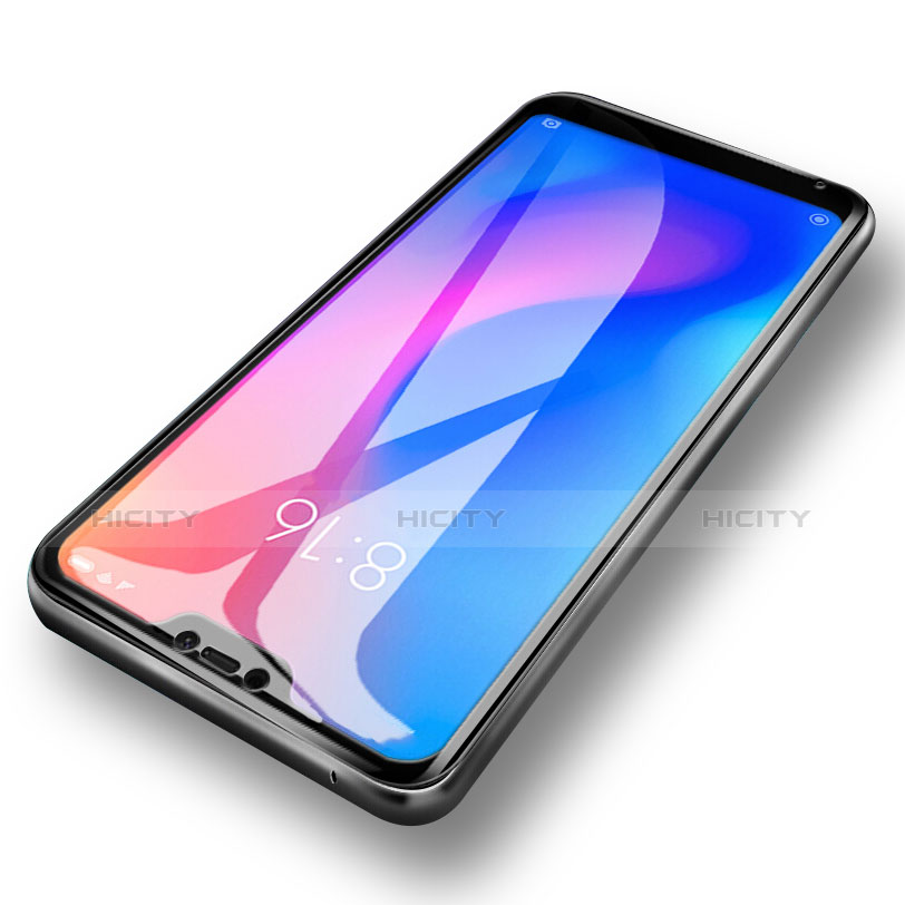 Schutzfolie Full Coverage Displayschutzfolie Panzerfolie Skins zum Aufkleben Gehärtetes Glas Glasfolie für Xiaomi Mi A2 Lite Schwarz