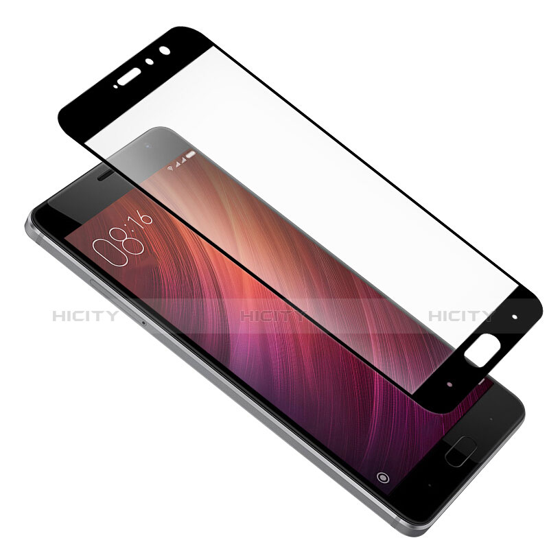 Schutzfolie Full Coverage Displayschutzfolie Panzerfolie Skins zum Aufkleben Gehärtetes Glas Glasfolie für Xiaomi Redmi Pro Schwarz groß