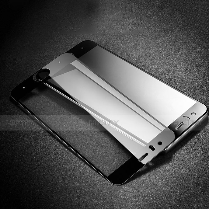 Schutzfolie Full Coverage Displayschutzfolie Panzerfolie Skins zum Aufkleben Gehärtetes Glas Glasfolie G01 für Xiaomi Mi 6 Schwarz