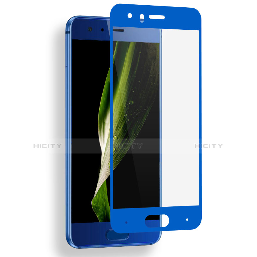 Schutzfolie Full Coverage Displayschutzfolie Panzerfolie Skins zum Aufkleben Gehärtetes Glas Glasfolie R01 für Huawei Honor 9 Premium Blau