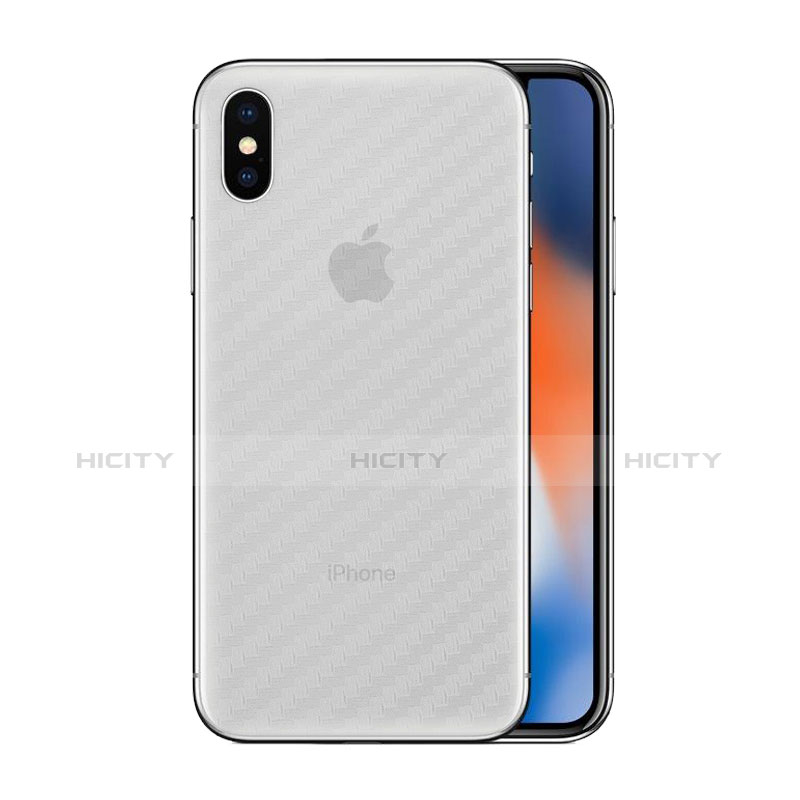 Schutzfolie Schutz Folie Rückseite für Apple iPhone X Klar