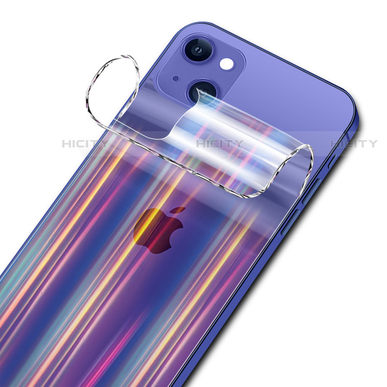 Schutzfolie Schutz Folie Rückseite Skins zum Aufkleben Panzerglas B03 für Apple iPhone 13 Mini Klar