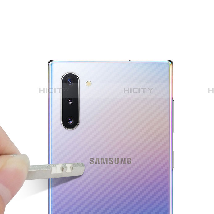 Schutzfolie Schutz Folie Rückseite Skins zum Aufkleben Panzerglas für Samsung Galaxy Note 10 Klar