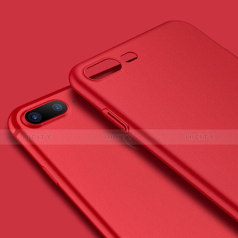 Schutzhülle Kunststoff Hülle Matt für Apple iPhone 7 Plus Rot