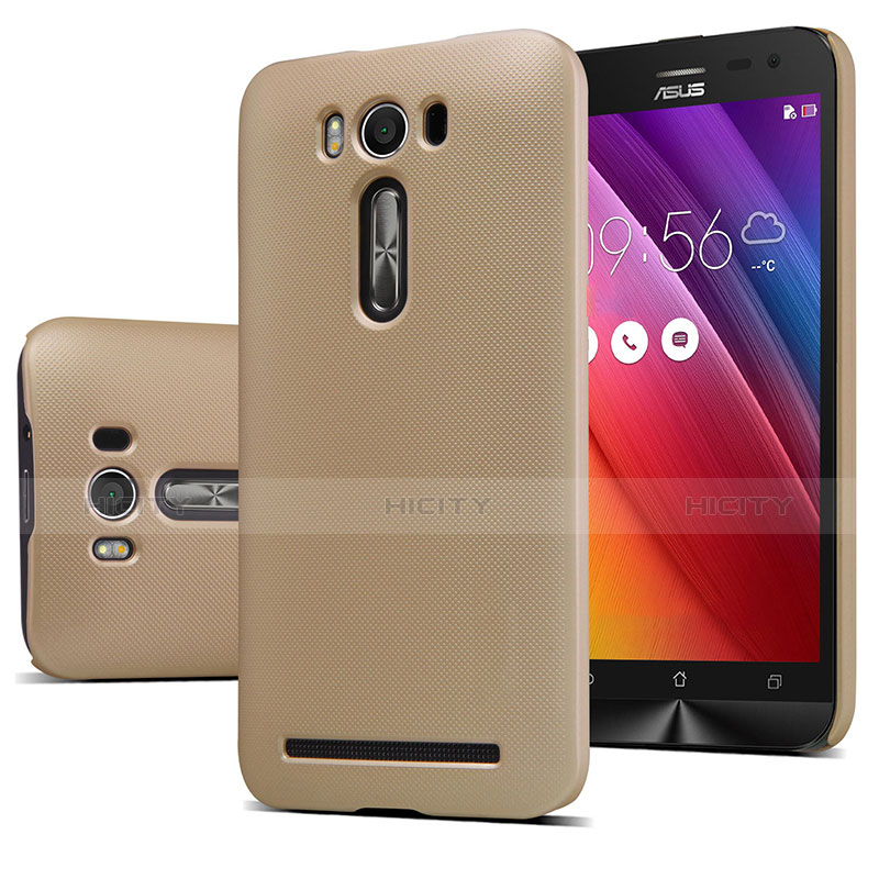 Schutzhülle Kunststoff Hülle Matt für Asus Zenfone 2 Laser 6.0 ZE601KL Gold