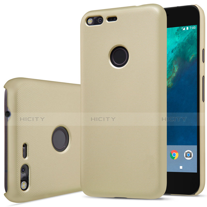 Schutzhülle Kunststoff Hülle Matt für Google Pixel Gold