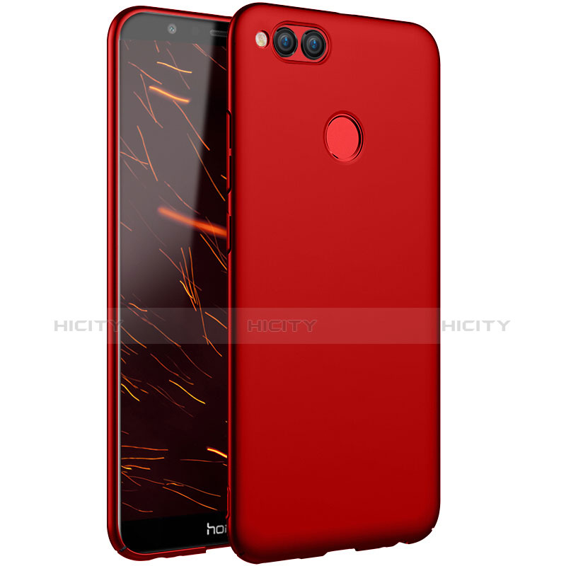 Schutzhülle Kunststoff Hülle Matt für Huawei Honor Play 7X Rot Plus