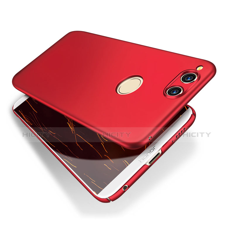 Schutzhülle Kunststoff Hülle Matt für Huawei Honor Play 7X Rot groß