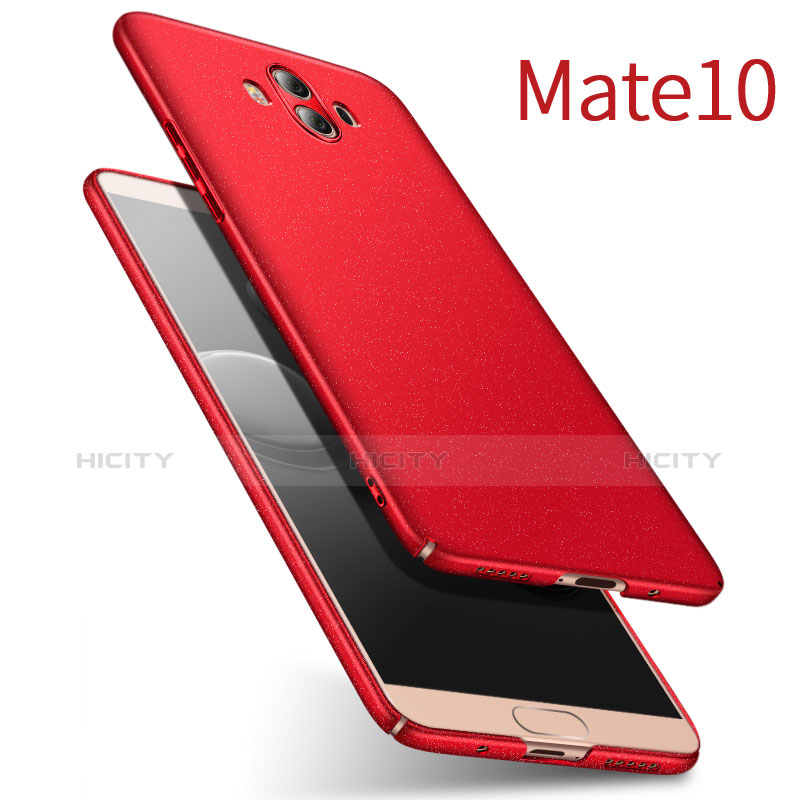 Schutzhülle Kunststoff Hülle Matt für Huawei Mate 10 Rot