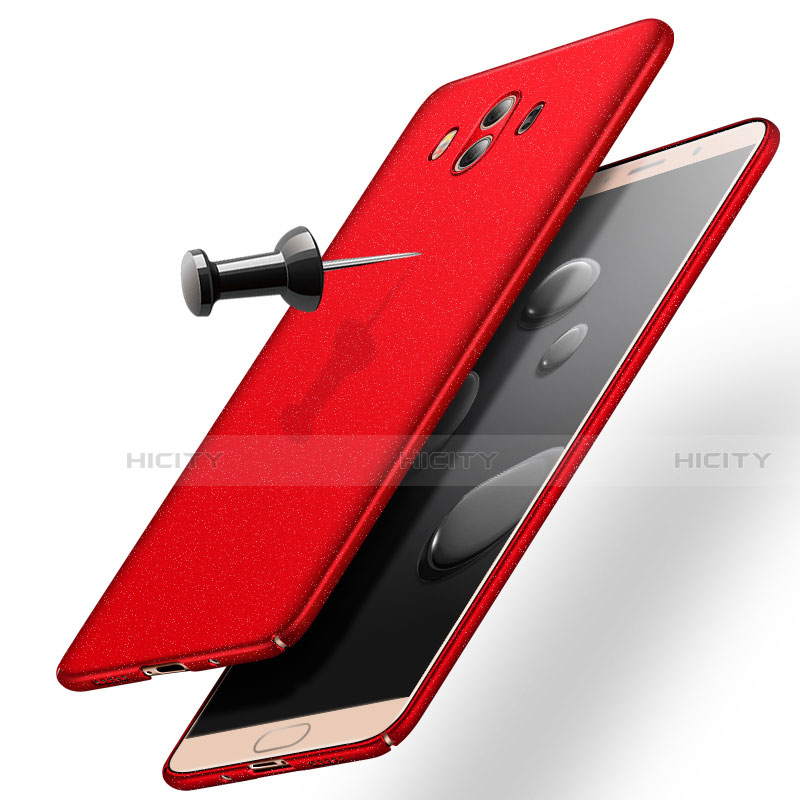 Schutzhülle Kunststoff Hülle Matt für Huawei Mate 10 Rot