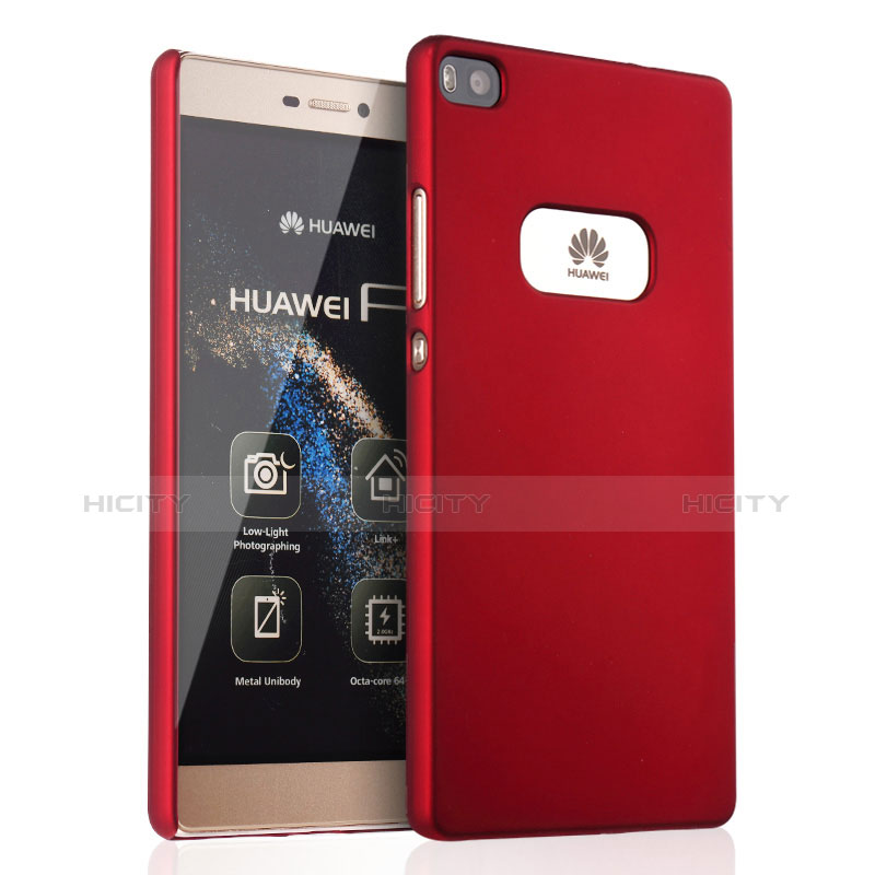 Schutzhülle Kunststoff Hülle Matt für Huawei P8 Rot Plus