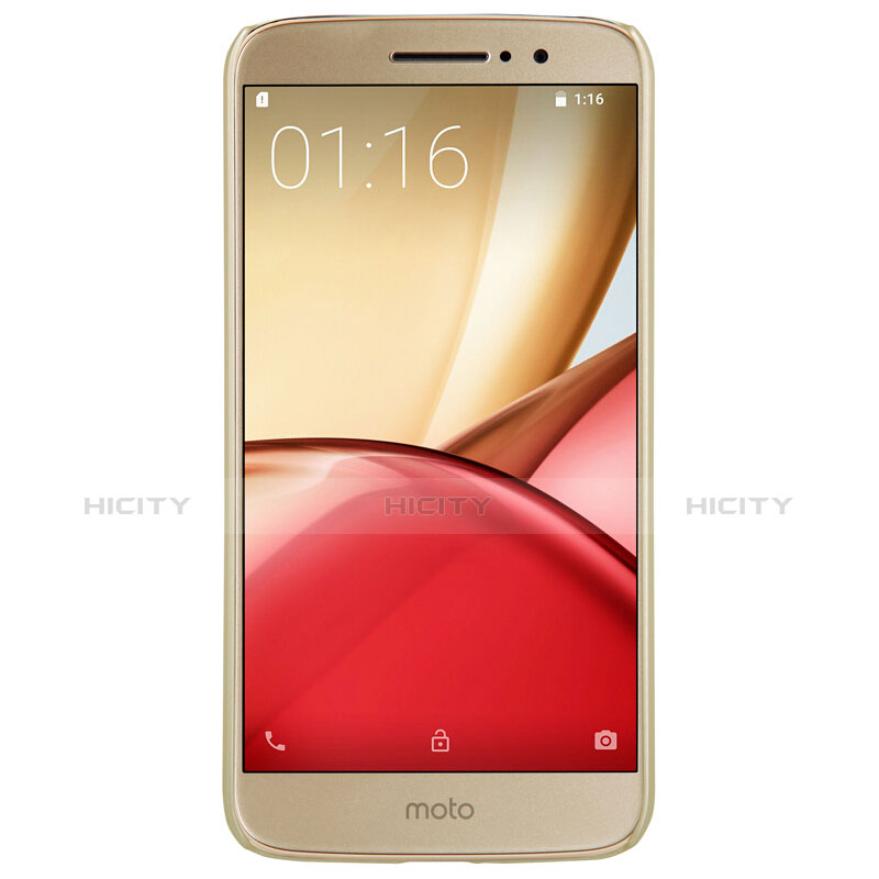 Schutzhülle Kunststoff Hülle Matt für Motorola Moto M XT1662 Gold