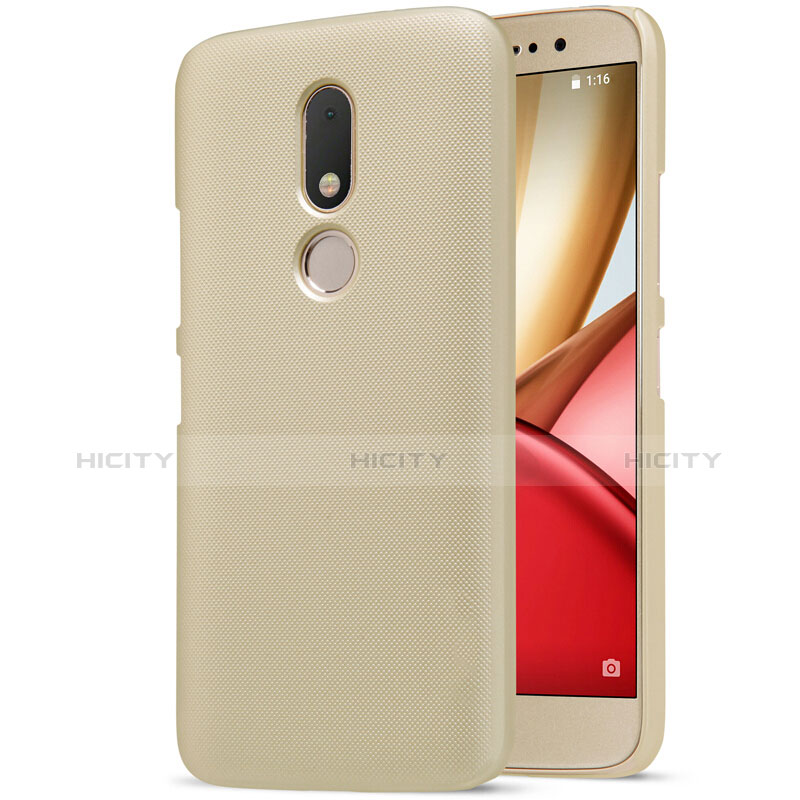 Schutzhülle Kunststoff Hülle Matt für Motorola Moto M XT1662 Gold