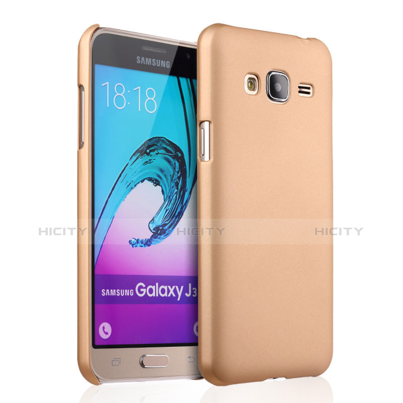 Schutzhülle Kunststoff Hülle Matt für Samsung Galaxy Amp Prime J320P J320M Gold