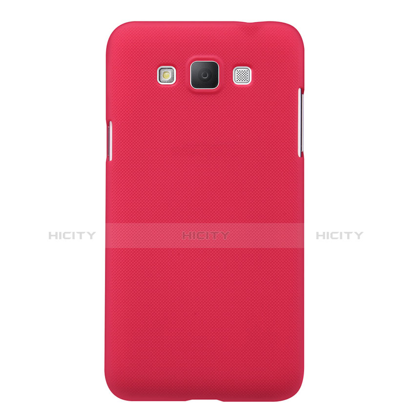 Schutzhülle Kunststoff Hülle Matt für Samsung Galaxy Grand Max SM-G720 Rot