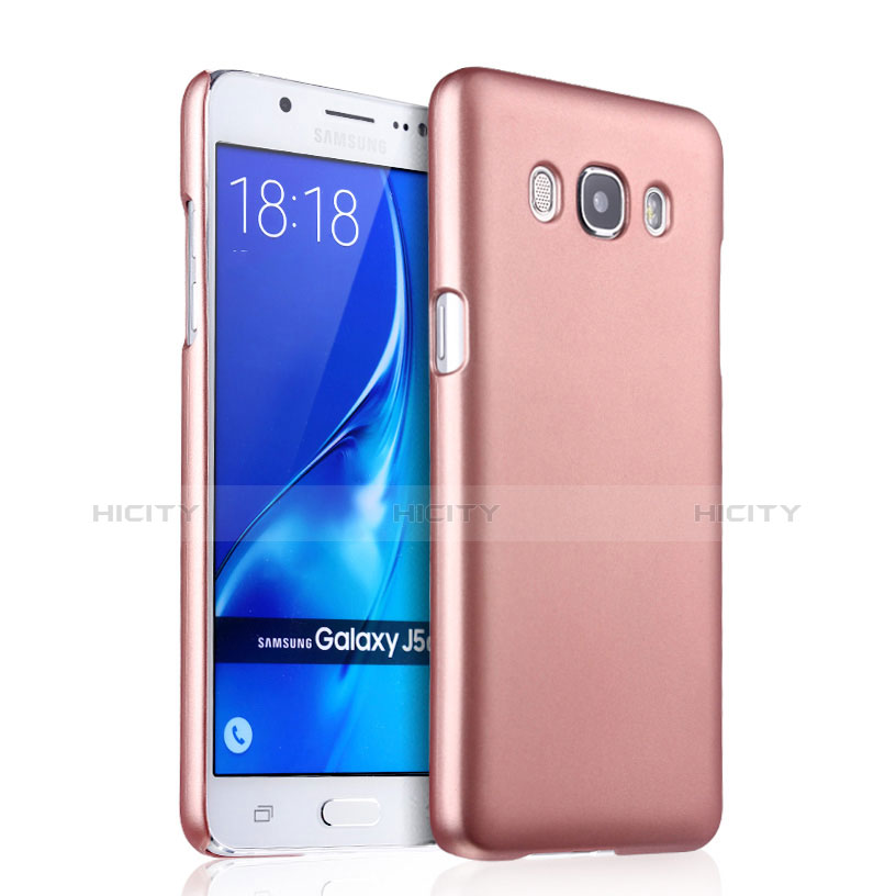 Schutzhülle Kunststoff Hülle Matt für Samsung Galaxy J5 (2016) J510FN J5108 Rosegold