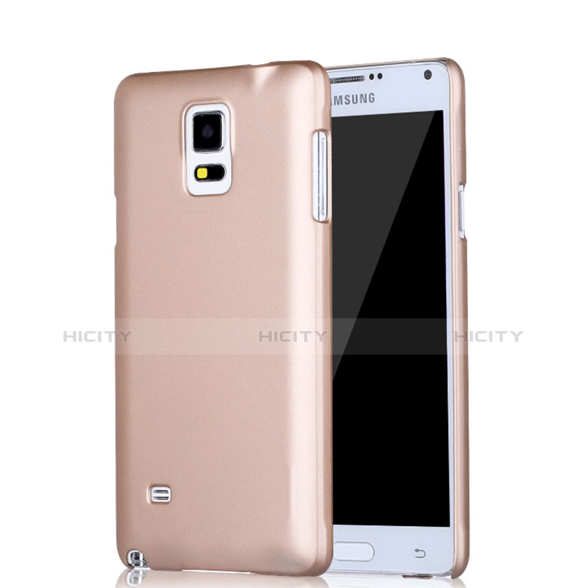 Schutzhülle Kunststoff Hülle Matt für Samsung Galaxy Note 4 Duos N9100 Dual SIM Rosegold