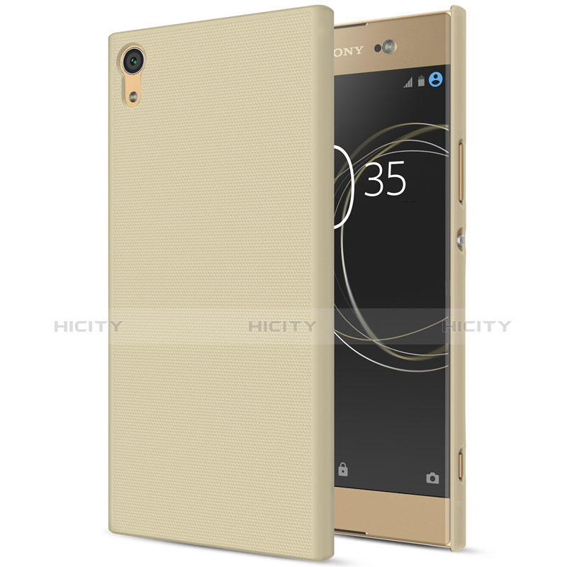 Schutzhülle Kunststoff Hülle Matt für Sony Xperia XA1 Ultra Gold