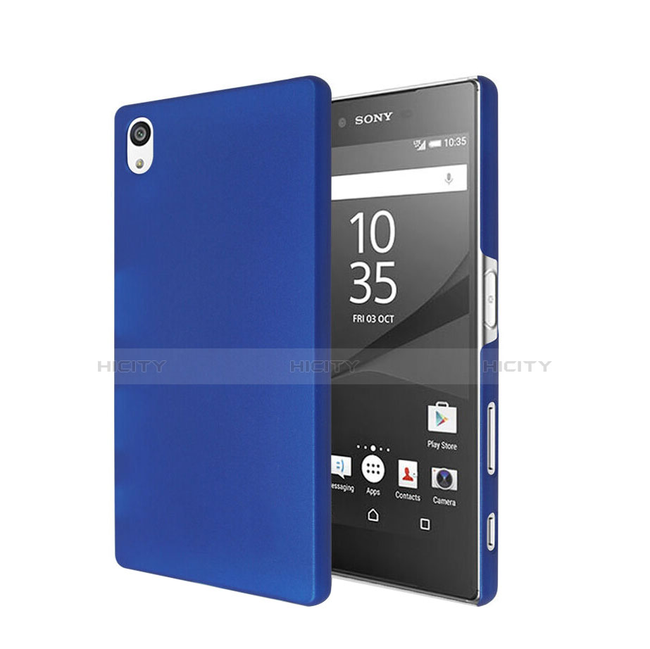 Schutzhülle Kunststoff Hülle Matt für Sony Xperia Z5 Blau