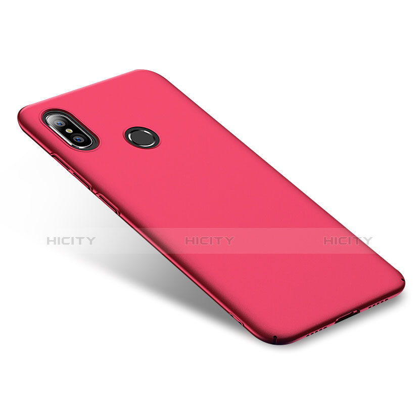 Schutzhülle Kunststoff Hülle Matt für Xiaomi Mi 8 Rot