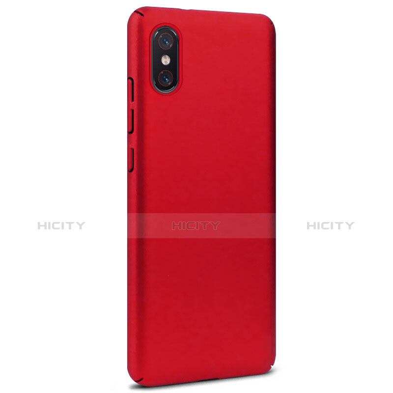 Schutzhülle Kunststoff Hülle Matt für Xiaomi Mi 8 Screen Fingerprint Edition Rot