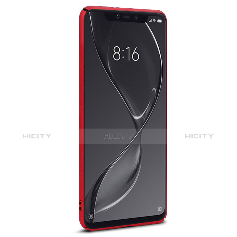Schutzhülle Kunststoff Hülle Matt für Xiaomi Mi 8 Screen Fingerprint Edition Rot