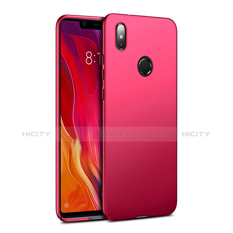 Schutzhülle Kunststoff Hülle Matt für Xiaomi Mi 8 SE Rot