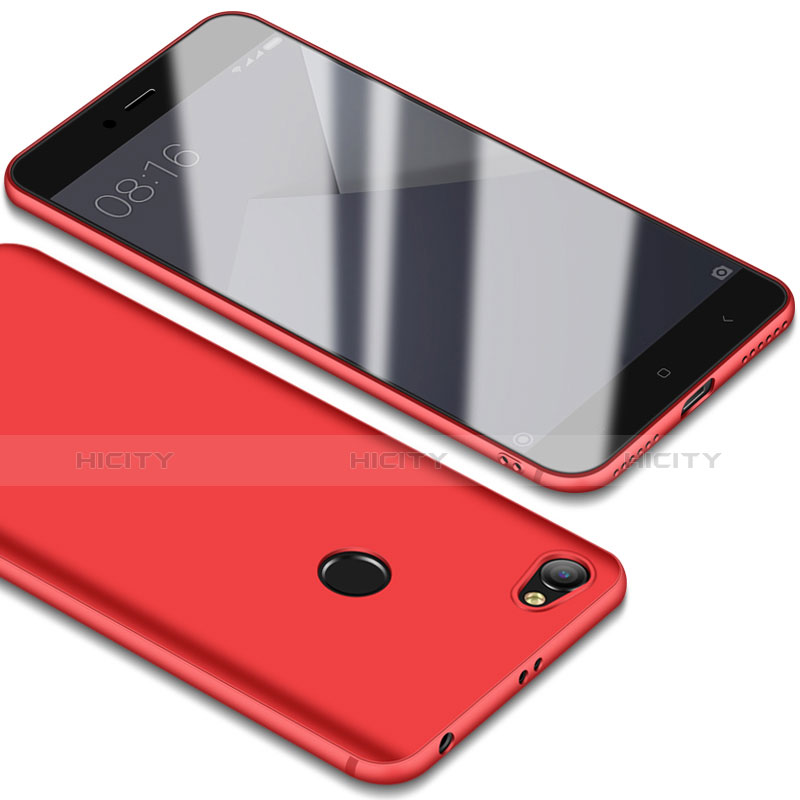 Schutzhülle Kunststoff Hülle Matt für Xiaomi Redmi Note 5A High Edition Rot Plus