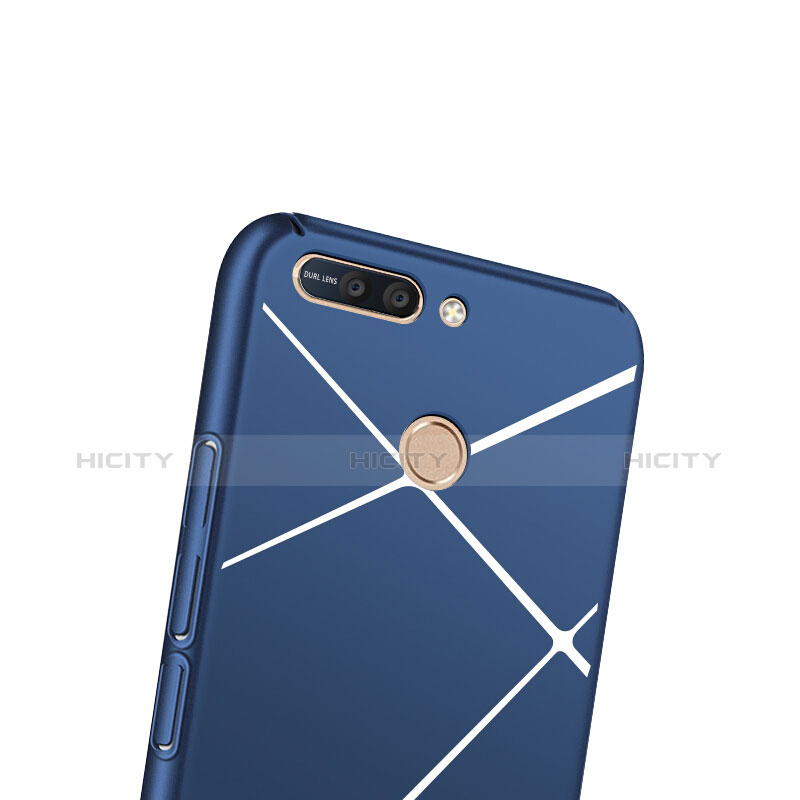 Schutzhülle Kunststoff Hülle Matt Line für Huawei Honor 8 Pro Blau