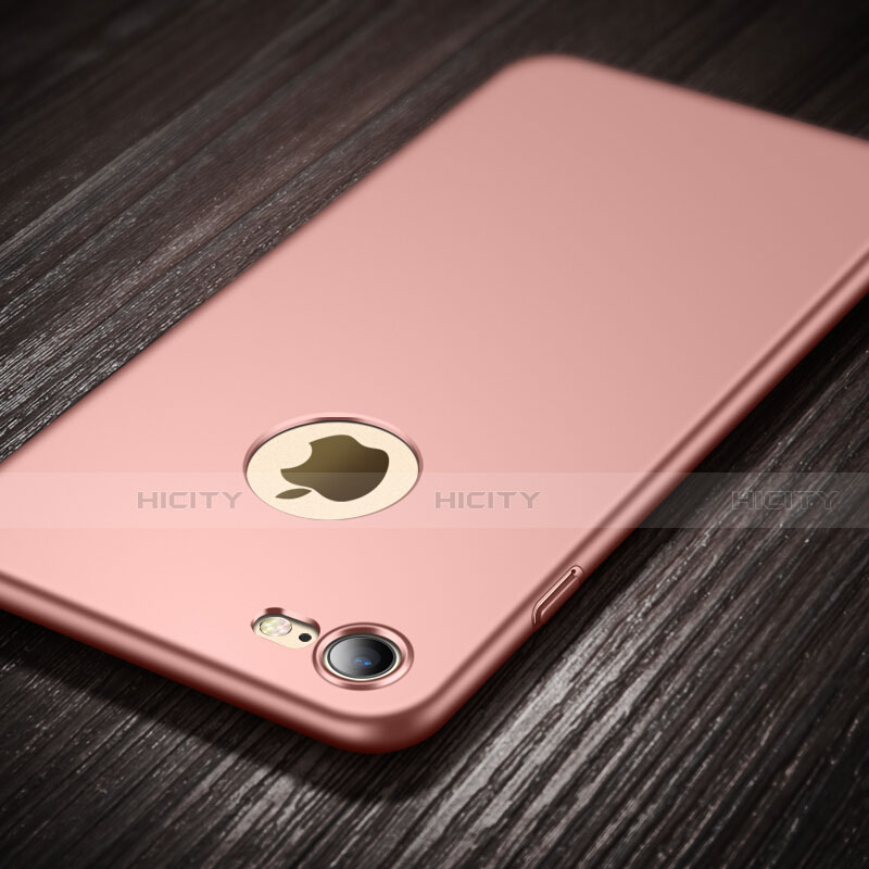 Schutzhülle Kunststoff Hülle Matt Loch mit Fingerring Ständer für Apple iPhone SE (2020) Rosa