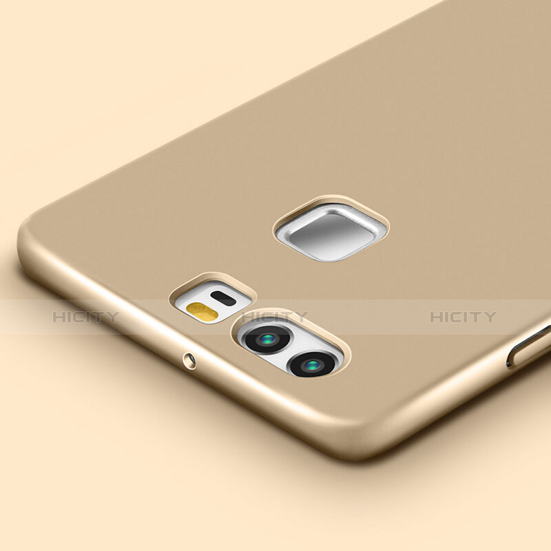 Schutzhülle Kunststoff Hülle Matt M01 für Huawei P9 Gold groß