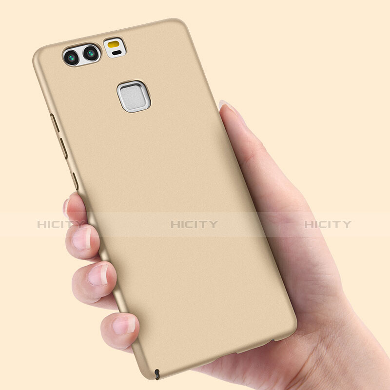 Schutzhülle Kunststoff Hülle Matt M01 für Huawei P9 Gold groß