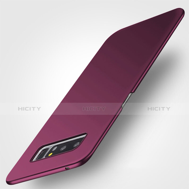 Schutzhülle Kunststoff Hülle Matt M01 für Samsung Galaxy Note 8 Violett groß