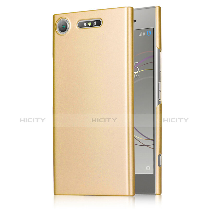 Schutzhülle Kunststoff Hülle Matt M01 für Sony Xperia XZ1 Gold