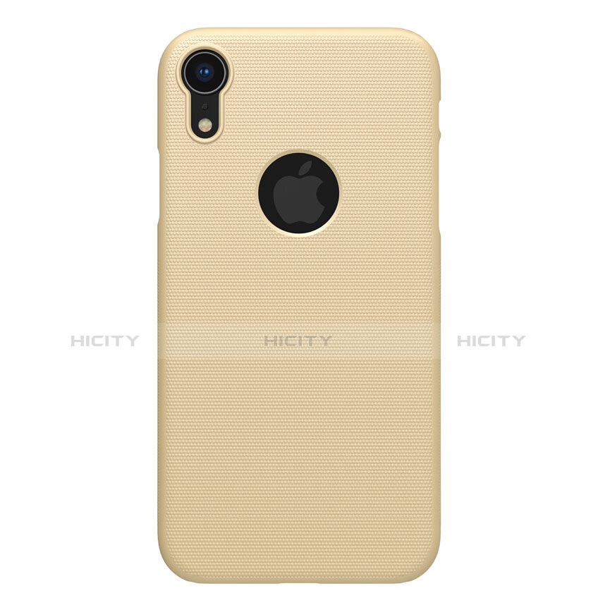 Schutzhülle Kunststoff Hülle Matt M02 für Apple iPhone XR Gold groß