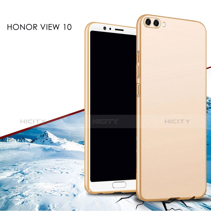 Schutzhülle Kunststoff Hülle Matt M02 für Huawei Honor V10 Gold