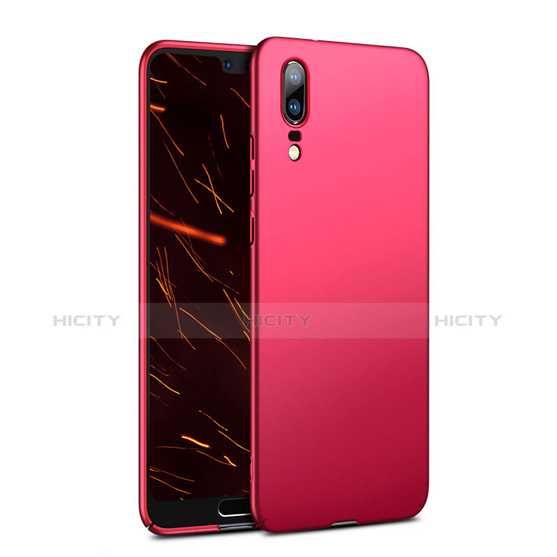 Schutzhülle Kunststoff Hülle Matt M02 für Huawei P20 Rot